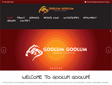 Tablet Screenshot of goolumgoolum.org.au